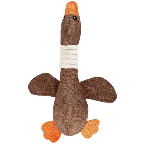 Dog Molars Wild Goose Sound Toy Teddy golden puppy large dog molars bite resistant pet toy (Brown) von SEOUGEE