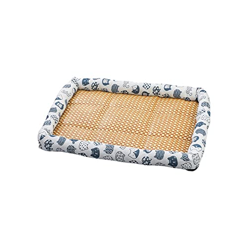 Haustier Eismatratze Sommer Hund Eismatratze Haustier Matte Haustier Katze Hund Matte Nest Haustier Eismatratze (60 x 45 cm, Weiß) von SEOUGEE