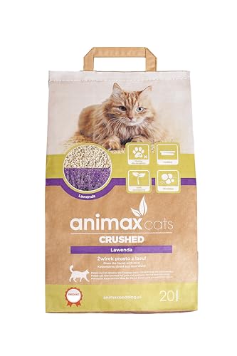 Klumpstreu für Katzen 20 L - Katzenstreu Klumpend - Staubfrei und Duft von Lavendel - 100% Natürliche von SEPIR von SEPIR