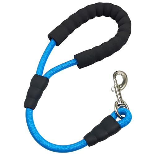 SEPXUFORE 45,7 cm kurze Hundeleine + Verkehrsleine für Haustiere, starkes Nylon + gepolsterter Griff + gut verarbeiteter Verschluss, ideal für mittelgroße und große Hunde, Training von SEPXUFORE