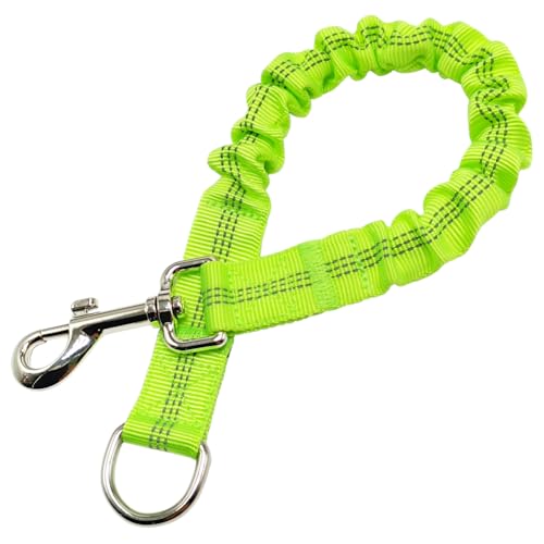 SEPXUFORE Kurze Hundeleinenverlängerung, 45,7 cm, Bungee, stoßdämpfend, Nylon, multifunktionale Hundeleine für mittelgroße und große Hunde, Spazierengehen, Training, Laufen von SEPXUFORE