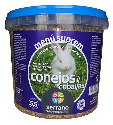 SERRANO Eimer 5,5 l SUPREM CONEJ ca. 3,6 kg von SERRANO