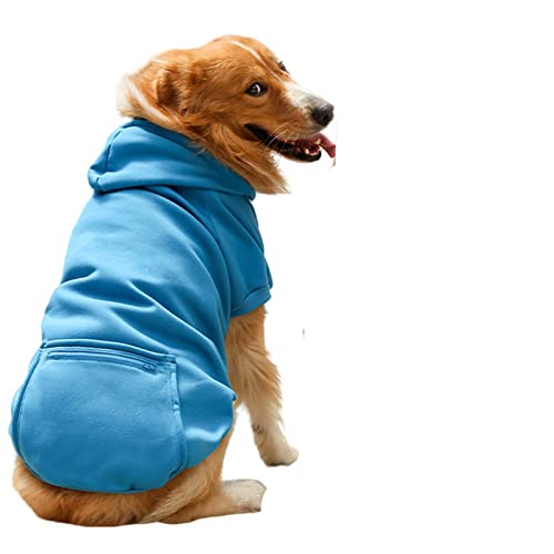 SERUMY Hundekleidung Hunde-Wintermantel Haustierjacke Plaid Wendeweste Kaltes Wetter Hundekleidung Haustierkleidung für kleine, mittelgroße und große Hunde - Blau, M (F0R 2,5–4 kg) von SERUMY