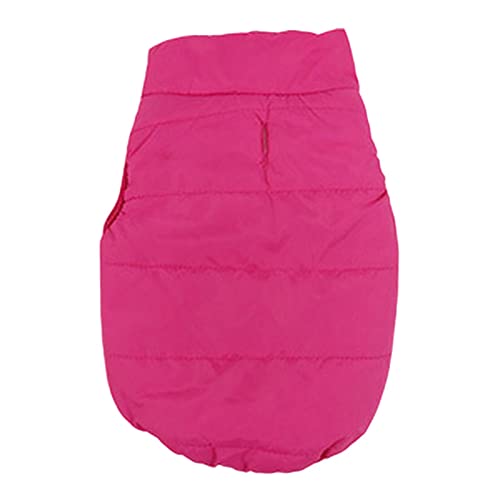 SERUMY Hundekleidung Winter Haustier Mantel Kleidung für Hunde Winter Kleidung warme Hundekleidung für kleine Hunde Weihnachten große Hunde Mantel Winter Kleidung - Rose Red, XL von SERUMY