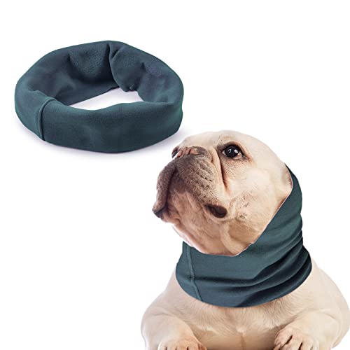 SETSBO Hund Leise Ohrenschützer für Ohrenschutz, beruhigende Ohrenschützer für Hunde/Katzen - Kapuze zur Angstlinderung/Beruhigung/Warm (Blue Earmuffs S) von SETSBO