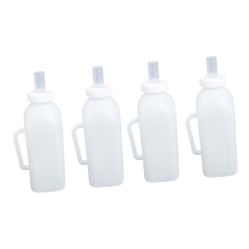 SEWOART 4 Stück Kälberflasche Kälbermilchflasche Milchflasche für Kälber Ziege Flaschenhalter Milchflaschen mit Deckel Kalb milchkännchen Milchflasche Lamm praktischer Kälbermilchbehälter von SEWOART