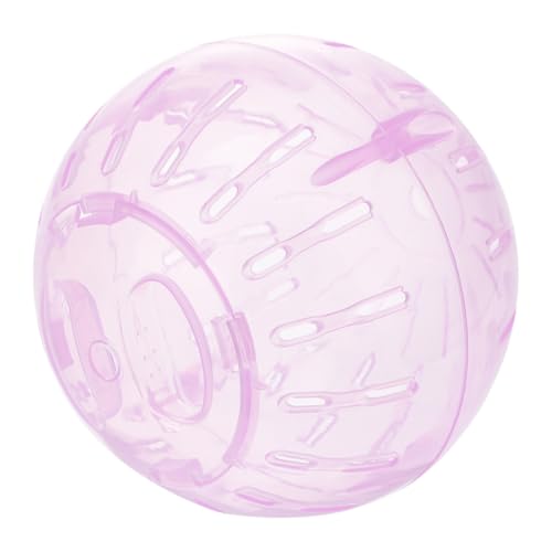 SEWOART Hamster-Gymnastikball Mäuse Laufen Ball stilles Hamsterrad Mäuse Rad Hamster Spielzeug Hamster-Fitnessball Meerschweinchen Gymnastikbälle für Chinchilla Rennmaus-Ball Abs Rosa von SEWOART