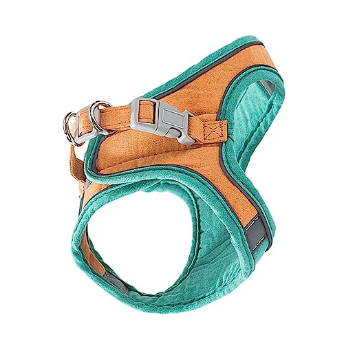 SEWOART 1 Satz Katzenleine pet Supplies katzenhalter Haustierleine cat Leash Katze einziehbare Leine Katze lauf Jacke Traktionsgurt für Haustiere gehendes Katzengeschirr Wildleder- Orange von SEWOART