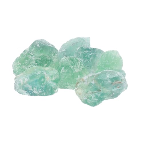 SEWOART 1 Set Grüner Fluorit Dekoration Vasenfüller Aquarium Dekor Grüne Fluoritsteine Von Fluorit Aquariensteine Grüne Fluoritsteine Reikis Stein Rauer Chakra Edelstein von SEWOART