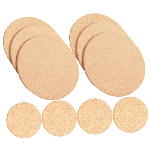 SEWOART 10st Blumentopfmatte Pflanzenuntertasse Bodenmatten Für Blumentöpfe Hot Pads Für Die Küche Pflanzenuntersetzer Pflanzkübel Basis Untersetzer Für Blumentöpfe Kork Multifunktion von SEWOART