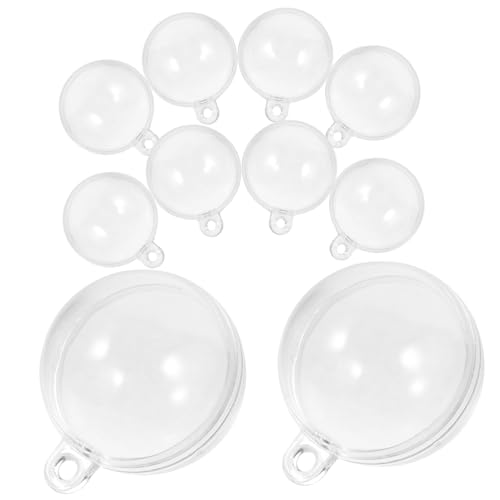 SEWOART 10St Fischbecken Schwimmen transparente Schwimmender Ball für Aquarien Light licht Partyzubehör Dekorationen für Aquarien Kugelanhänger selber Machen befüllbarer weihnachtsball p.s von SEWOART