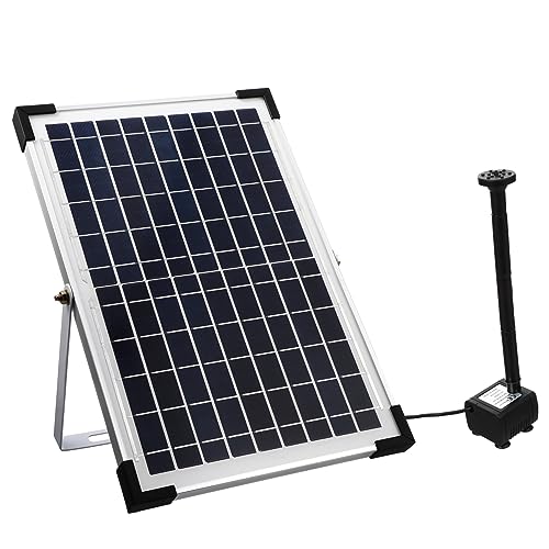 SEWOART 10W Solar Springbrunnen Pumpe Solarbetriebene Fontäne Für Garten Und Teich Leistungsstarke Wasserpumpe Für Außenanlagen Umweltfreundliche Wasserspiele Und Vogelbäder von SEWOART