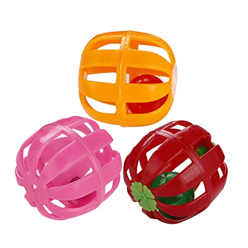 SEWOART 15St Pet-Ball-Spielzeug stoffball Katzen Spielzeug cat Spielzeug cat Toys Bunte Ballspielzeuge Spielzeug für Kätzchen Spielzeug für Haustiere Katzenglocke Ballspielzeug von SEWOART