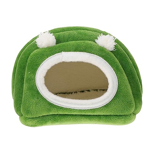 SEWOART 1Stk Hamsternest hamsterbett Kleintierbett Hamster Schlafhöhle Hamster Schlafsack Haustier Guinea-Bett Hamsterhausbett Hamsterschlafnest Hamsterkäfige Hochelastischer Schwamm Green von SEWOART