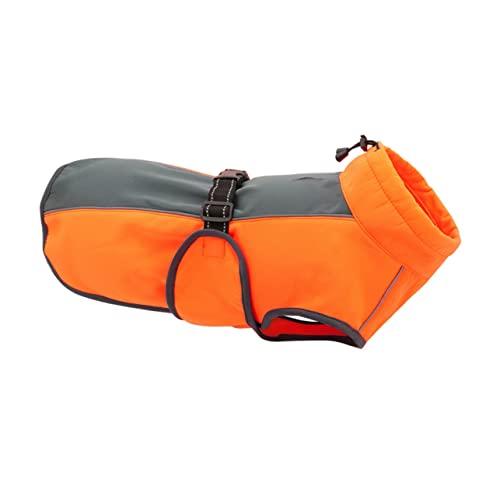 SEWOART 1Stk Haustierjacke Brustschutz für Hunde leichte Jacke Fleeceweste Reflektorweste hundewintermantel hundemantel Hund Weste Kleidung Sportbekleidung für Hunde Polyester Orange von SEWOART