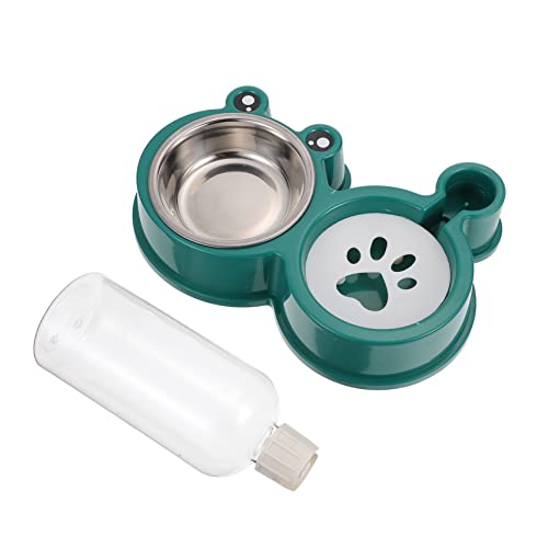 SEWOART 1Stk Haustiernapf Katze Fressnapf Wasserspender für Welpen automatische Tränke Wassernapf für Welpen pet Water Bowl tiernahrung Fressnapf für Hunde Hundespender Plastik Green von SEWOART