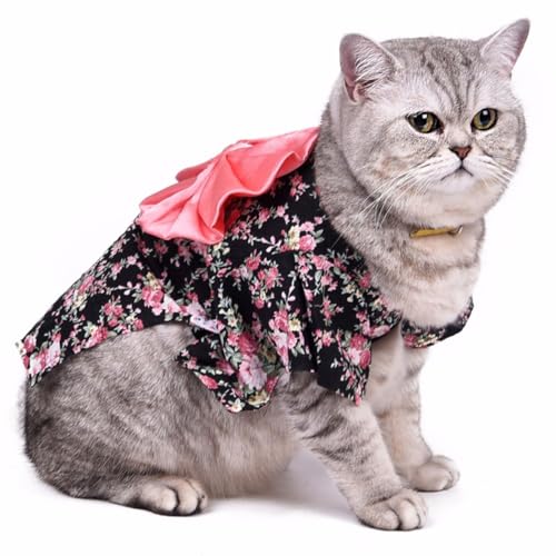 SEWOART Japanischer Haustier-Kimono-Hundepyjama Zier Blumen Bequeme Hundekleidung von SEWOART