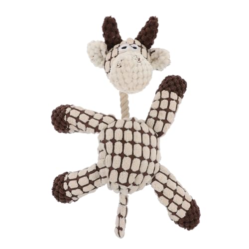 SEWOART 1Stk Hundespielzeug Animal Toys Tier Spielzeug Plush Toy Kleines Kauspielzeug für Hunde Tierspielzeug Zähneknirschende Spielzeuge für Haustiere Hund spielt Spielzeug Plüsch Weiß von SEWOART