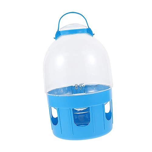 SEWOART 1Stk Taubenkessel Futterspender für Tauben Vogel Wasserschale Wachtel-Feeder Tierfutter tränkebecken wasserbecken wasserwanne praktischer Vogelhäuschen Vogel Wassertrinker PVC Blue von SEWOART