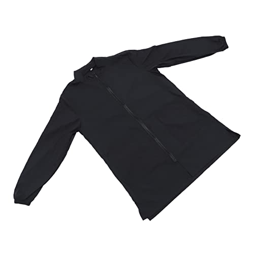 SEWOART 1Stk Tierfriseur wasserdichte Jacken für Herren Kleidung für kleine Hunde kleine Hundehemden Welpen-Shirt Zoohandlung Badeuniform Arbeitsuniform antistatische Overalls Nylon Black von SEWOART