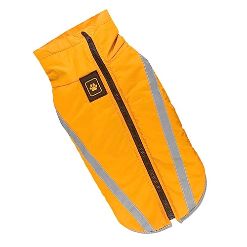 SEWOART 1stk Hunde Outdoorjacke Kapuzenjacken Kleines Hundegeschirr Haustier Kleine Hundekleidung Heimtierbedarf Welpengeschirr Für Kleine Hunde Dackelkleidung Hündchen Pp Baumwolle Yellow von SEWOART