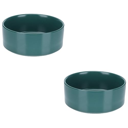 SEWOART 2 STK Keramikschale Eisbecher Vorspeisenschalen Servierschale Wassernapf für Haustiere Hündchen pet Supplies pet Bowl Hundenäpfe Futternapf für Katzen Katzenschüssel aus Keramik von SEWOART