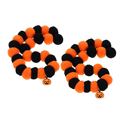 SEWOART 2 Stück Halloween Halsband Hübsches Welpenhalsband Hundekettenhalsband Halloween Hundekostüm Verstellbares Katzenhalsband Katzenhalsband Hundehalsbänder Für Welpen von SEWOART