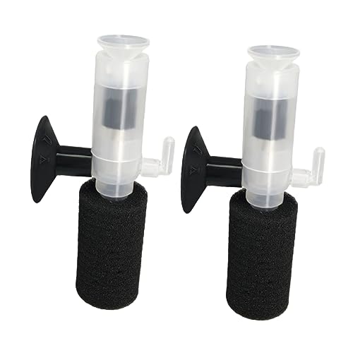 SEWOART 2st Aquarienbelüfter Aquariumreiniger Schwammfischfilter Kunststoffreiniger Aquarienwasserfilter Tauchstromfilter Powerfilter Für Aquarien Zubehör Für Aquarien Plastik Haushalt von SEWOART