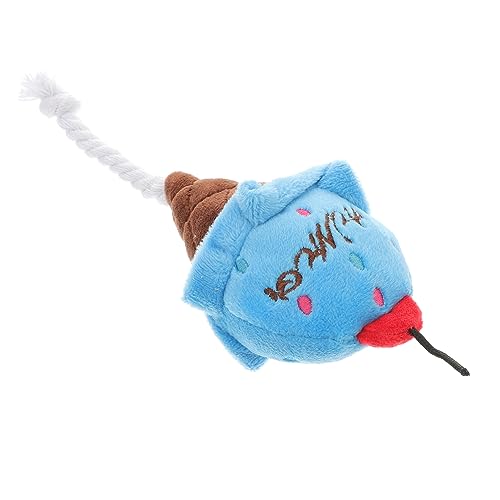 SEWOART 2St schönes Hundespielzeug Pets The pet Dogs Toys cat Toy für katzenspielzeug Plüschtiere blaues Kuscheltier EIS Spielzeug Kauspielzeug für Hunde Kauspielzeug für Welpen Blue von SEWOART