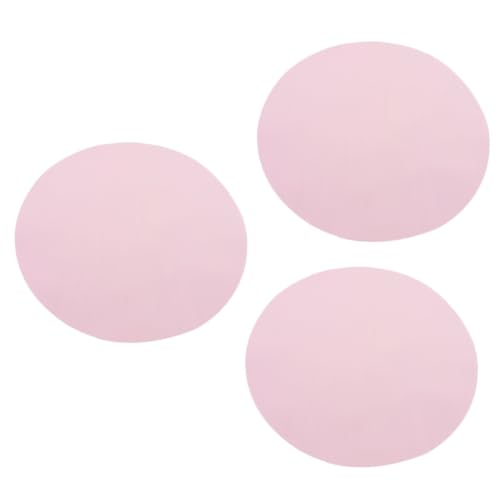 SEWOART 3 STK Trinkmatte Für Haustiere Haustier Hundefutter Tierfuttermatte Groß Wasserdicht Platzdeckchen Für Hundenapf Hundeunterlagen Hundenapf Matte Hund Tischset Hundenapfmatte Rosa von SEWOART