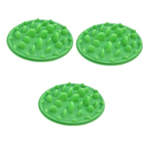 SEWOART 3 STK langsame Schüssel für Haustiere Futternapf für Hunde Katzennäpfe Katzen-Puzzle-Feeder Slow Feeder Hundenapf Easy putz Futterautomat für Haustiere Slow-Food-Bowl Green von SEWOART