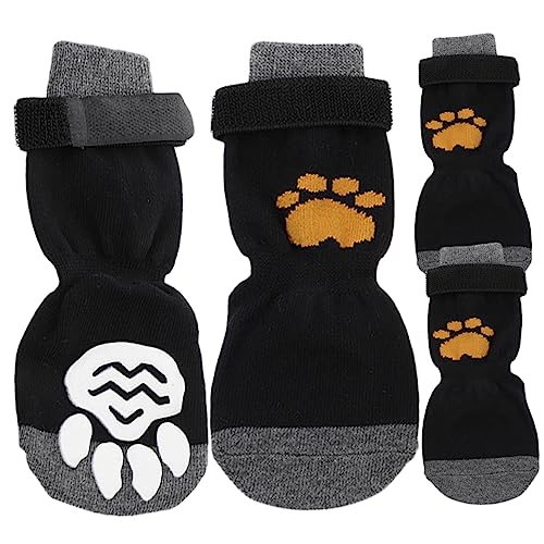 SEWOART Elastische Haustiersocken für Hunde warm atmungsaktiv rutschfest Pfotensocken für Welpen Welpen-Zubehör-Set von SEWOART