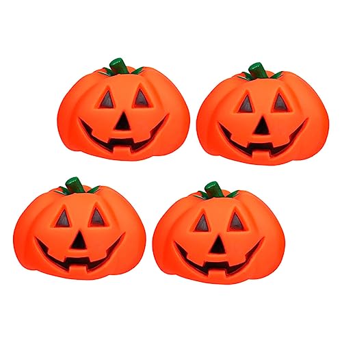 SEWOART 4 Stück Haustier Spielzeug Halloween-Squeeze-Ball Spielzeug für Kinder Kinderspielzeug interaktives Spielzeug knete Spielzeug bissfestes Spielzeug Welpenkürbisspielzeug Vinyl rot von SEWOART