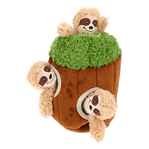 SEWOART 4 Stück Haustier Spielzeug Plüschspielzeug für Hunde quietschendes Haustier Interactive Dog Toys interaktives Spielzeug Kauspielzeug für Hunde Hundespielzeug aus quietschendem Fell von SEWOART