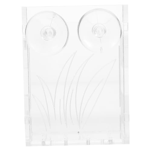 SEWOART 4 Stück Pflanzbecher Für Aquarien Tassen Klare Aquarientöpfe Schwimmender Topf Für Aquarienpflanzen Essen Hängender Aquarienpflanzenhalter Tank Pflanzenbehälter Transparent Acryl von SEWOART