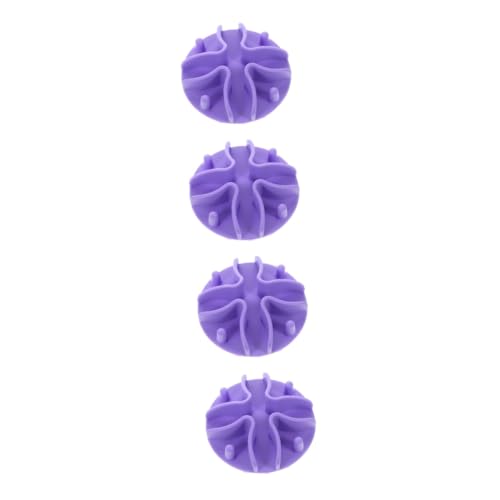 SEWOART 4 Stück langsamer Zubringer Futternapfeinsatz Futternapfeinsätze für Slow Feeder pet Supplies Hunde kotbeutel Pet Bowl Slow Feeder Slow Feeder Hundenäpfe einsetzen Kieselgel Violet von SEWOART