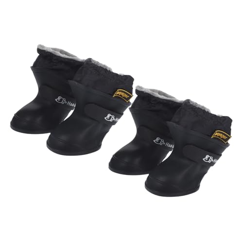 SEWOART 4 Stück wasserdichte Haustier Regenstiefel Haustierpfoten Regenstiefel Regenschuhe Für Hunde Hundeschuhe Hunde Regenfußschuhe Haustierpfoten Outdoor Schuhe Hundepfoten von SEWOART