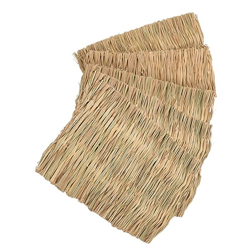 SEWOART 5 stücke Kaninchen Gras Matten Tier Käfige Heu Matte Woven Bett Matte für Meerschweinchen Natürliche Gras Gewebt Matte von SEWOART