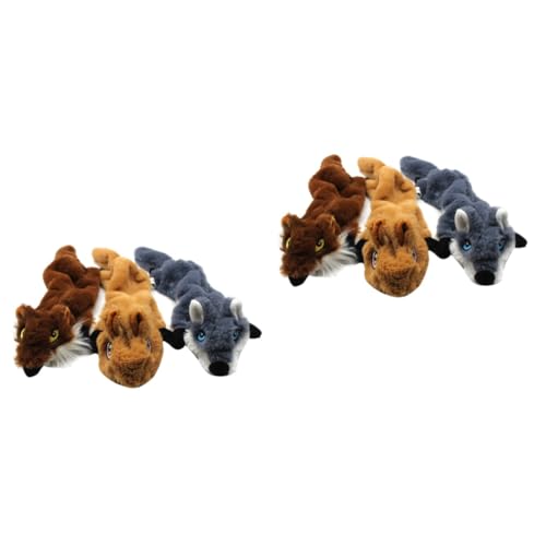 SEWOART 6 STK Kauspielzeug für Hunde interaktives Spielzeug Animal Toys knetspielzeug Dog Toy Haustier Hund Spielzeug Hundespielzeug Geräuschspielzeug für Haustiere Kauspielzeug für Welpen von SEWOART