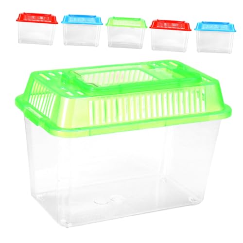 SEWOART 6St tragbares Mini-Aquarium Tragbares Aquarium Goldfischglas Haustierbox für Aquarien Handaquarium goldfische Fischaquarium Aquariumbecken für Reptilien Schildkrötenhalter Plastik von SEWOART