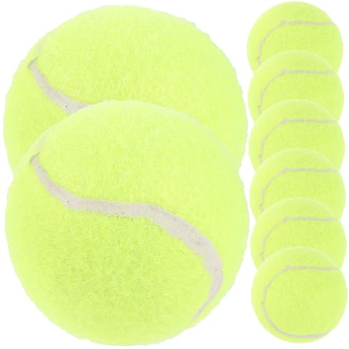 SEWOART Professionelle Tennisbälle für Anfänger Trainingsset interaktives Hundespielzeug Großpackung mit 8 Bällen von SEWOART