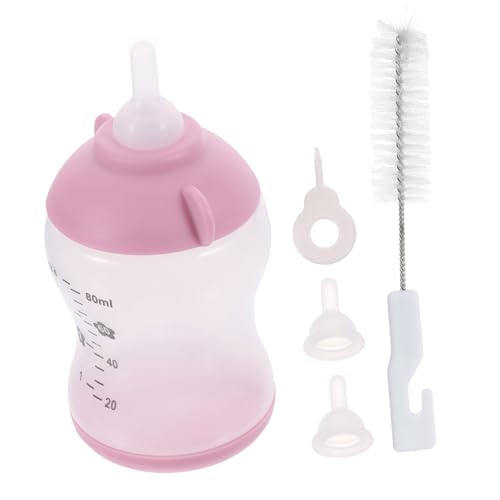 SEWOART 80ml Pet Feeding Bottle Set Für Welpen Und Kätzchen 5 Teiliges Set Ideal Für Die Fütterung Und Pflege Von Haustieren Praktische Fütterungsflasche Für Kleine Tiere von SEWOART