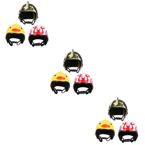 SEWOART 9stücke Teiliges Hühnerhelm Einstellbare Und Bequeme Kopfbedeckung Für Hühner Enten Und Vögel Lustige Schutzhelme Leuchtenden Farben Feuer Camouflage Für Haustiere SEWOART 9stücke Teiliges Hühnerhelm Einstellbare Und Bequeme Kopfbedeckung Für Hühner Enten Und Vögel Lustige Schutzhelme Leuchtenden Farben Feuer Camouflage Für Haustiere von SEWOART