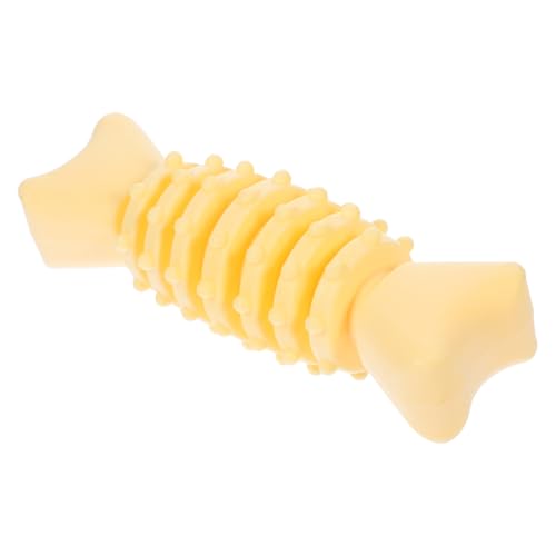 SEWOART Beiß für Hunde Interactive Dog Toys knete Dogs Toys kauspielzeug welpe chew Toy Haustier Hundefutter lustiges Kauspielzeug Bissfestes Hundespielzeug Yellow von SEWOART