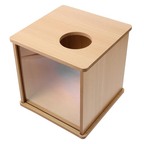 SEWOART Box Aus Holz Für Hamster Sandbadewannen Badewanne Hamster Badebecken Meerschweinchen Sandbadewanne Aus Acryl von SEWOART