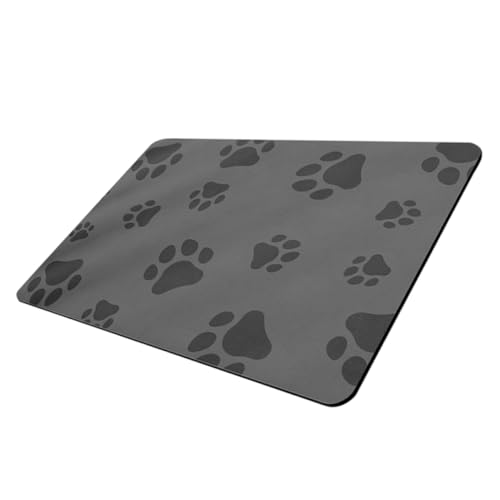 SEWOART Futtermatte Für Haustiere Puzzle- Für Welpen Matte Behandeln Katzenfutter Schnüffelmatte Für Hunde Kleiner Rassen Hundefuttermatten Für Den Boden Hundenapf Gummi Grey von SEWOART