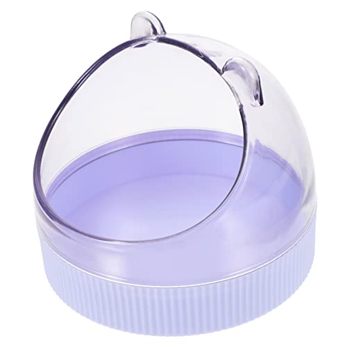 SEWOART Futternapf Für Kleintiere Essen Igel Liefert Wassernapf Für Hamster Im Haushalt Hamsterzubehör Für Käfige Käfig Hamster Wassernapf Hasen-Accessoires Haustierzubehör Lavender Acryl von SEWOART