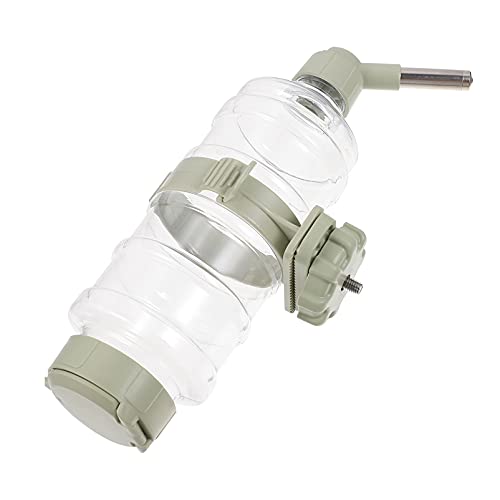 SEWOART 1pc Wasserspender Haustier Wasser Feeder Botel 473ml Hängende Wasserflasche Auslaufsicherer Haustier Wasser Trinknapf Für Katzen Hunde Grün von SEWOART