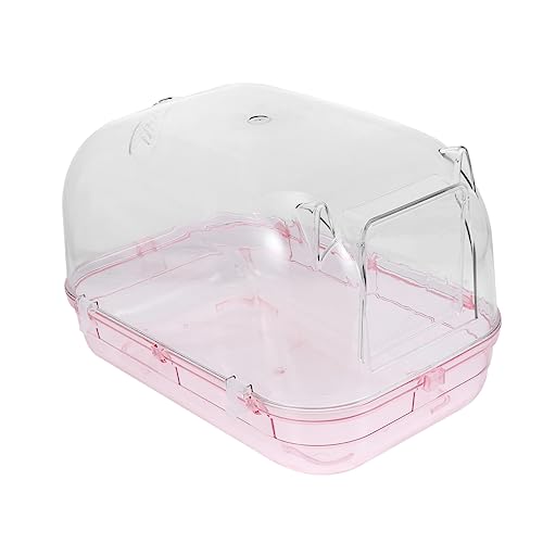 SEWOART Hamster Badezimmer Transparentes Meerschweinchen Badewanne Hamster Badewanne Hamster Badezimmer Haustier Badewanne Hamster Haustier Badebehälter Hamster Badewanne von SEWOART