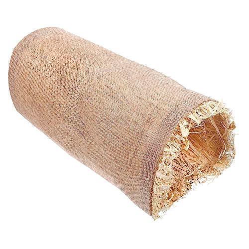 SEWOART Hamster-Tunnel-Spielzeug Katze-Kaninchen-Tunnel Hamsterruhehöhle Hase Hamster Spielzeug hamsterspielzeug Hamster warmes Kleiner Haustier-Spaß-Tunnel Sackleinen Light Brown von SEWOART